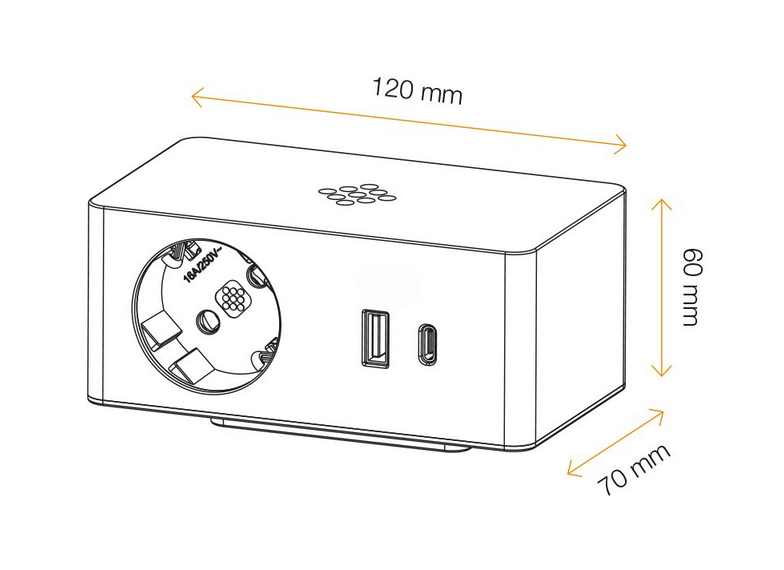 ASA 06037E00003 Stolní bezdrátová nabíječka VERSAQ, 1x230V, 1xUSB 5V (typ A+C), černá ASA 06037E00003 Stolní bezdrátová nabíječka VERSAQ, 1x230V, 1xUSB 5V (typ A+C), černá